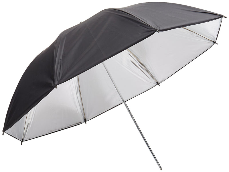 CowboyStudio 40 inch Black and Silver Photo Studio Reflective Umbrella