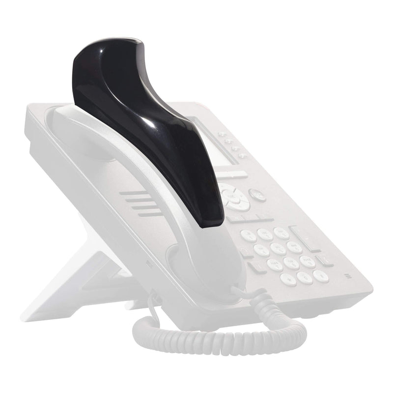 Softalk II Antibacterial Black Phone Shoulder Rest | Landline Telephone Accessory (00801M)