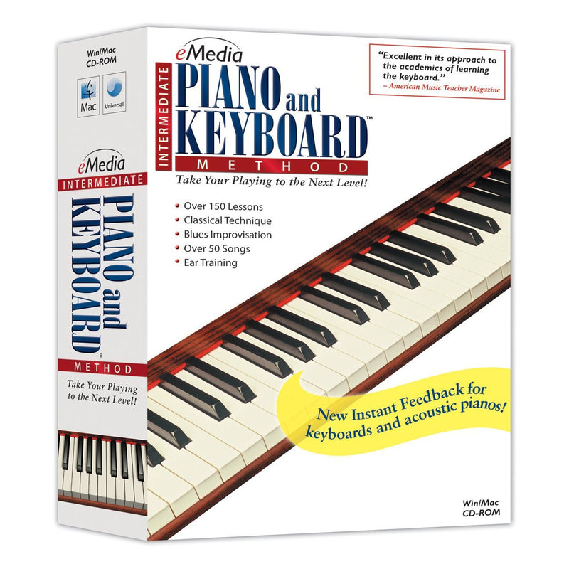 eMedia Intermediate Piano and Keyboard Method v2 PC/Mac Disc