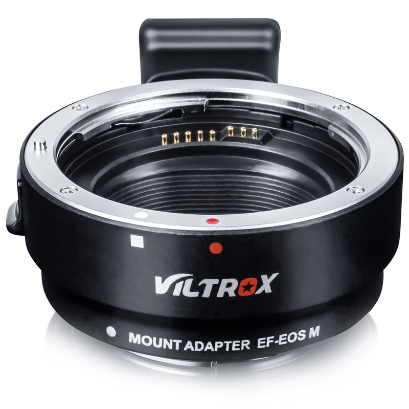 VILTROX EF-EOS M Lens Mount Auto Focus Adapter, Compatible with Canon EF/EF-S Lens to Canon EOS M (EF-M Mount) Mirrorless Camera Body EOS M100 M50 M3 M10 M6 M5