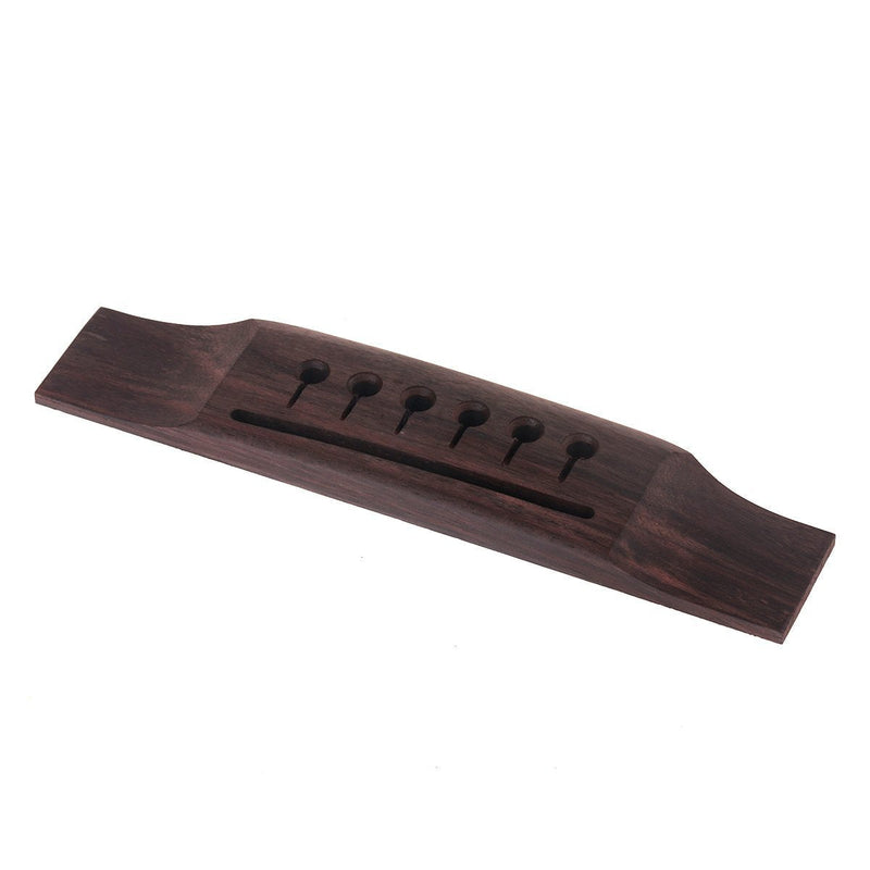 Musiclily Rosewood Acoustic Guitar Bridge for 6 String Martin Style