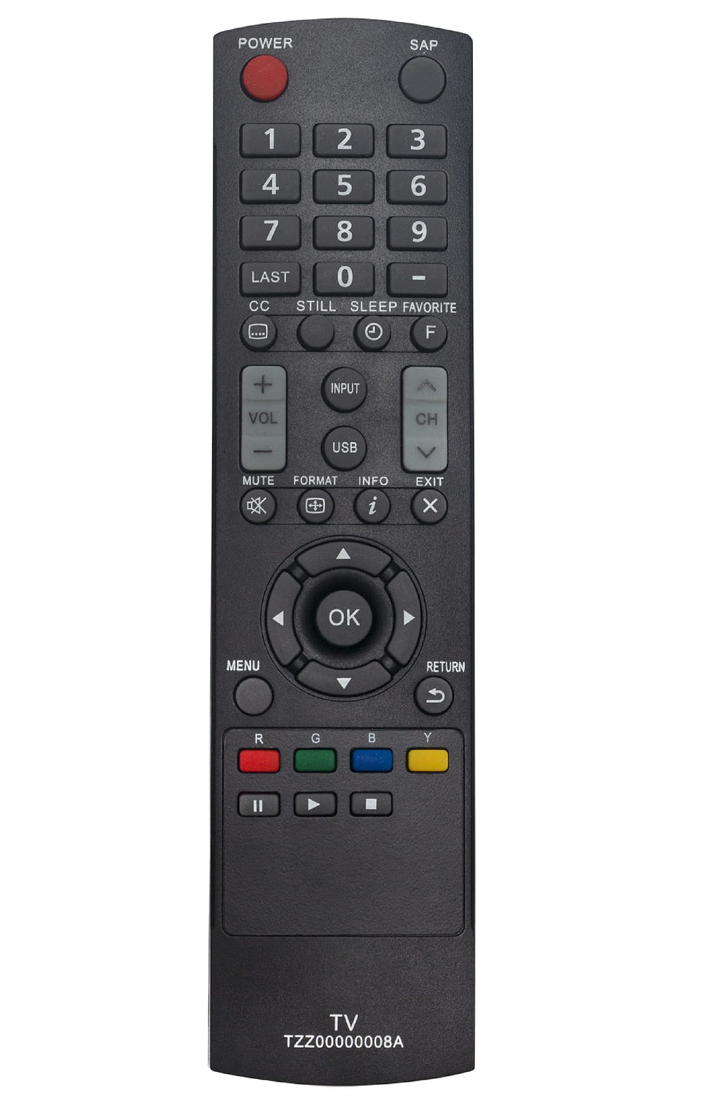 Remote Control TZZ00000008A for Panasonic LCD TV TC-L42U5 TC-L32C5 TC-32LC54 TC-L3252C TC-L32C5X TC-L422U5X