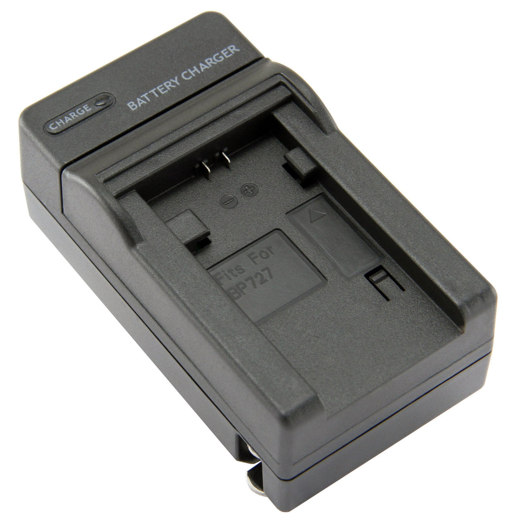 STK BP-727 Battery Charger - for Canon BP-709, BP-718, BP-727 batteries and Canon Vixia HF R300, HF M500, HF R30, HF M52, HF R32, HF R40, HF R42, HF R400, Canon Legria HF M52, HF M56, HF M506, HF R38, HF R36, CG-700