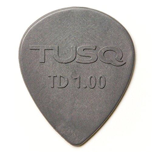 PQP-0501-G6 : TUSQ Tear Drop Picks 1.00mm 6 Pack - Deep Tone