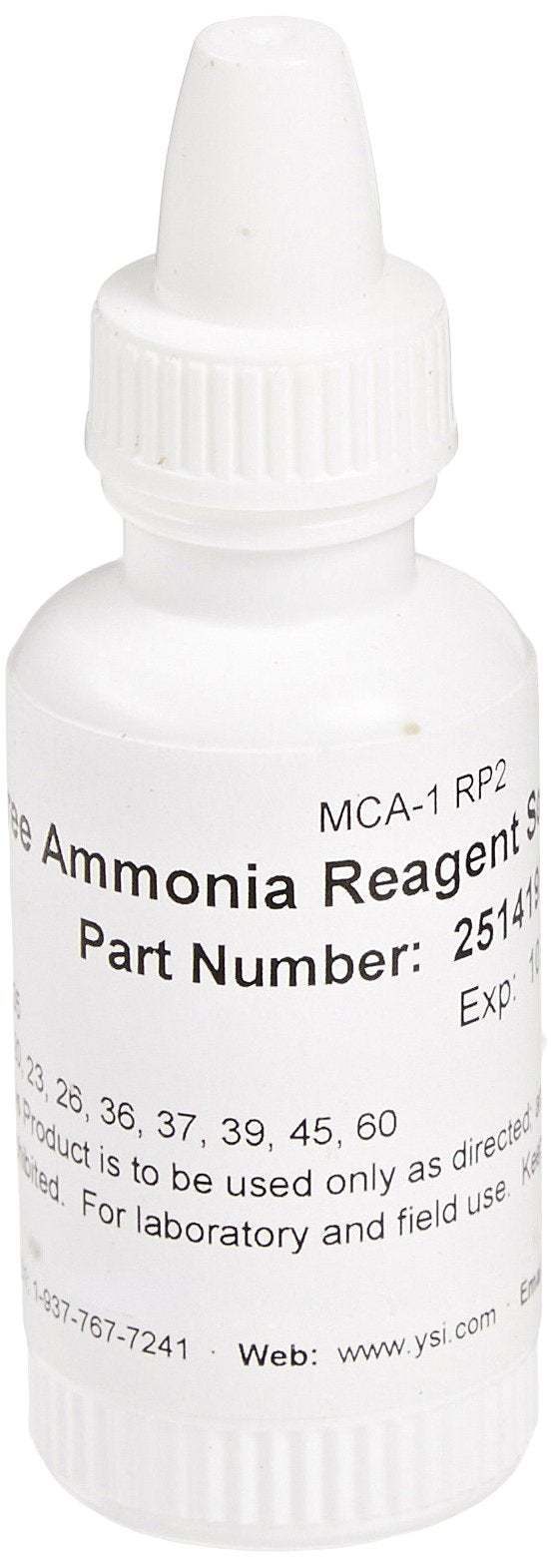 YSI 251419RP2Y Free Ammonia Liquid Reagent for pHotoFlex Colorimeter, 40 Tests, 4ml Volume