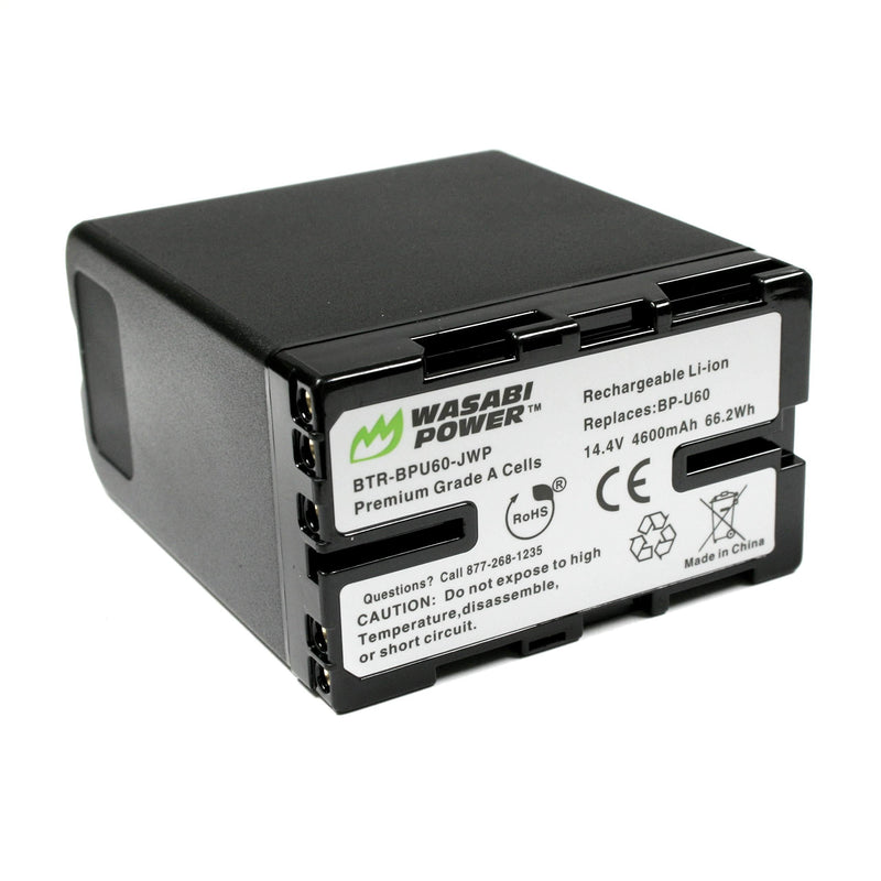 [AUSTRALIA] - Wasabi Power Battery for Sony BP-U60 and Sony PMW-100, PMW-150, PMW-160, PMW-200, PMW-300, PMW-EX1, PMW-EX1R, PMW-EX3, PMW-EX160, PMW-EX260, PMW-EX280, PMW-F3, PXW-FS5, PXW-FS7 