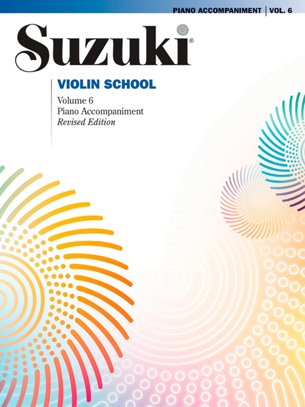 Alfred Suzuki Violin School Piano Accompaniment Volume 6 Book