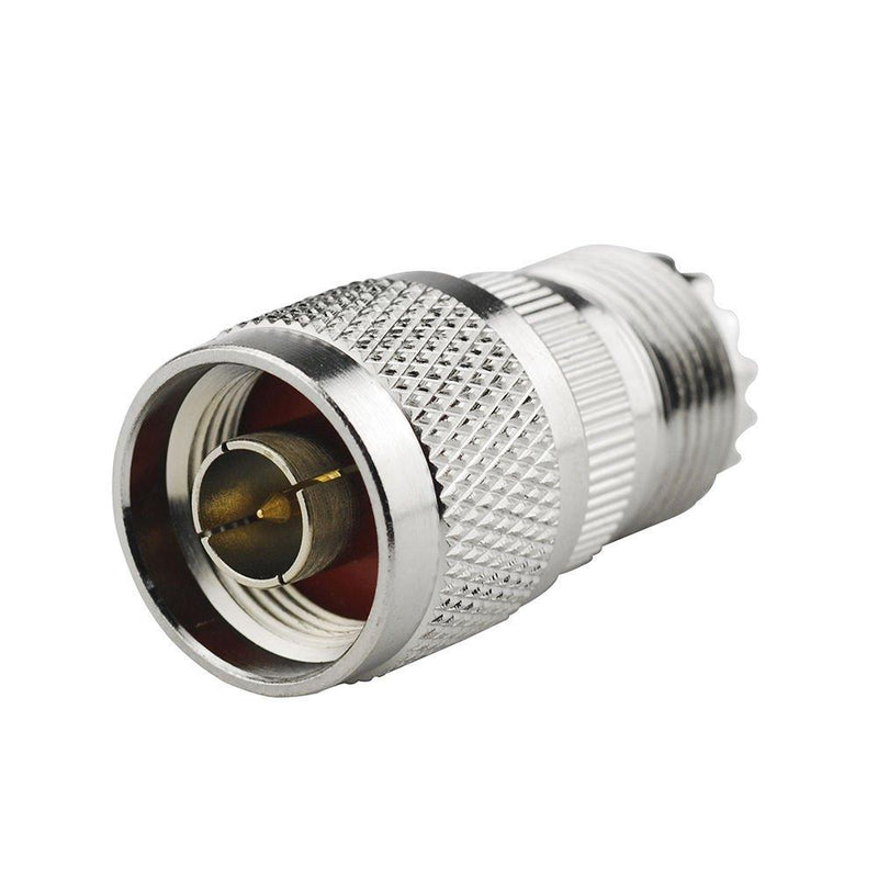 DHT Electronics 2PCS RF coaxial coax adapter N male to UHF female SO-239 SO239 connector