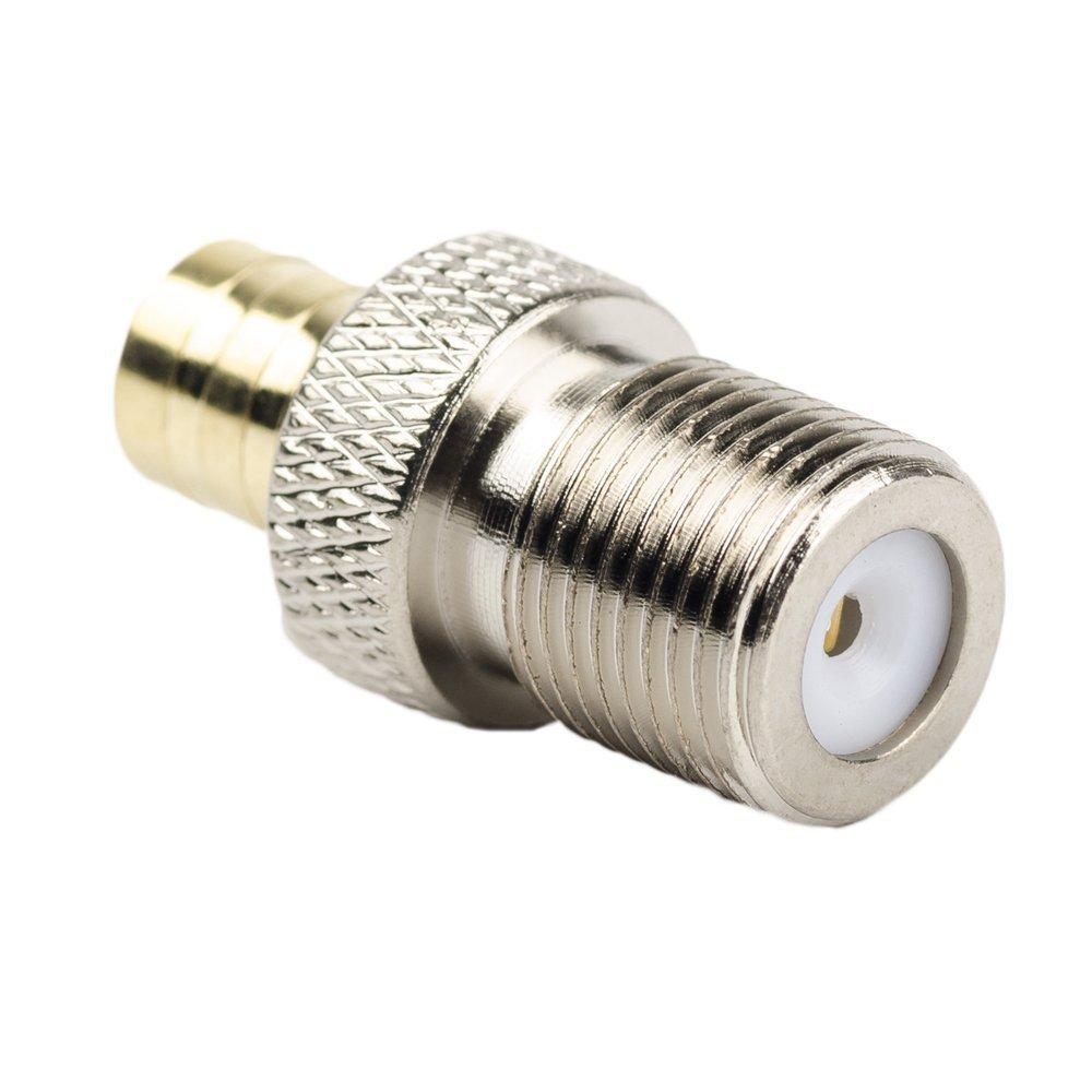 DHT Electronics RF coaxial coax adapter SMB female to F female for XM Sirius Satellite Radio