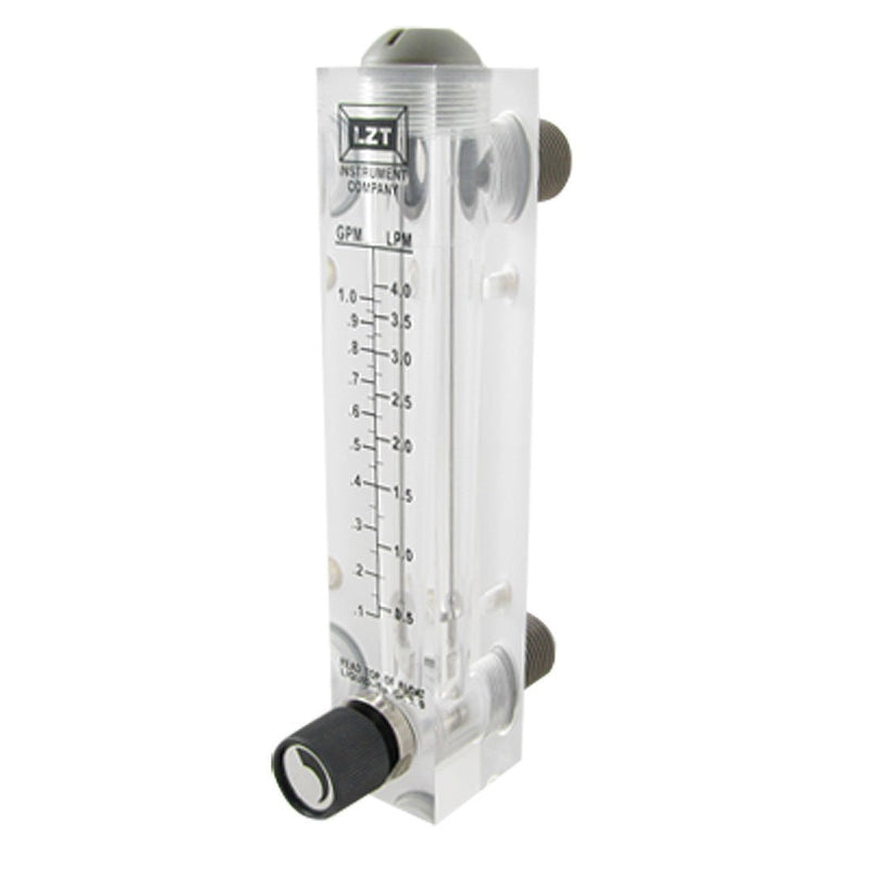 [AUSTRALIA] - uxcell Black Adjustable Knob 0.1-1 GPM Panel Type Water Flow Meter LZM-15 
