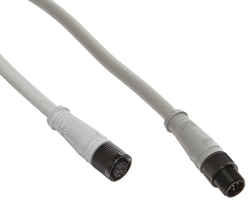 Molex DND22A-M010 DeviceNet Micro-Change Double-Ended Cordset, Female-to-Male Straight, 5 Pole, Thin Cable Type, PVC Cable Jacket, 22/22AWG Wire Size, 4.0A Max Current Rating, 250V AC Max Voltage, 7.24mm Cable Diameter, 1.0m Cable Length