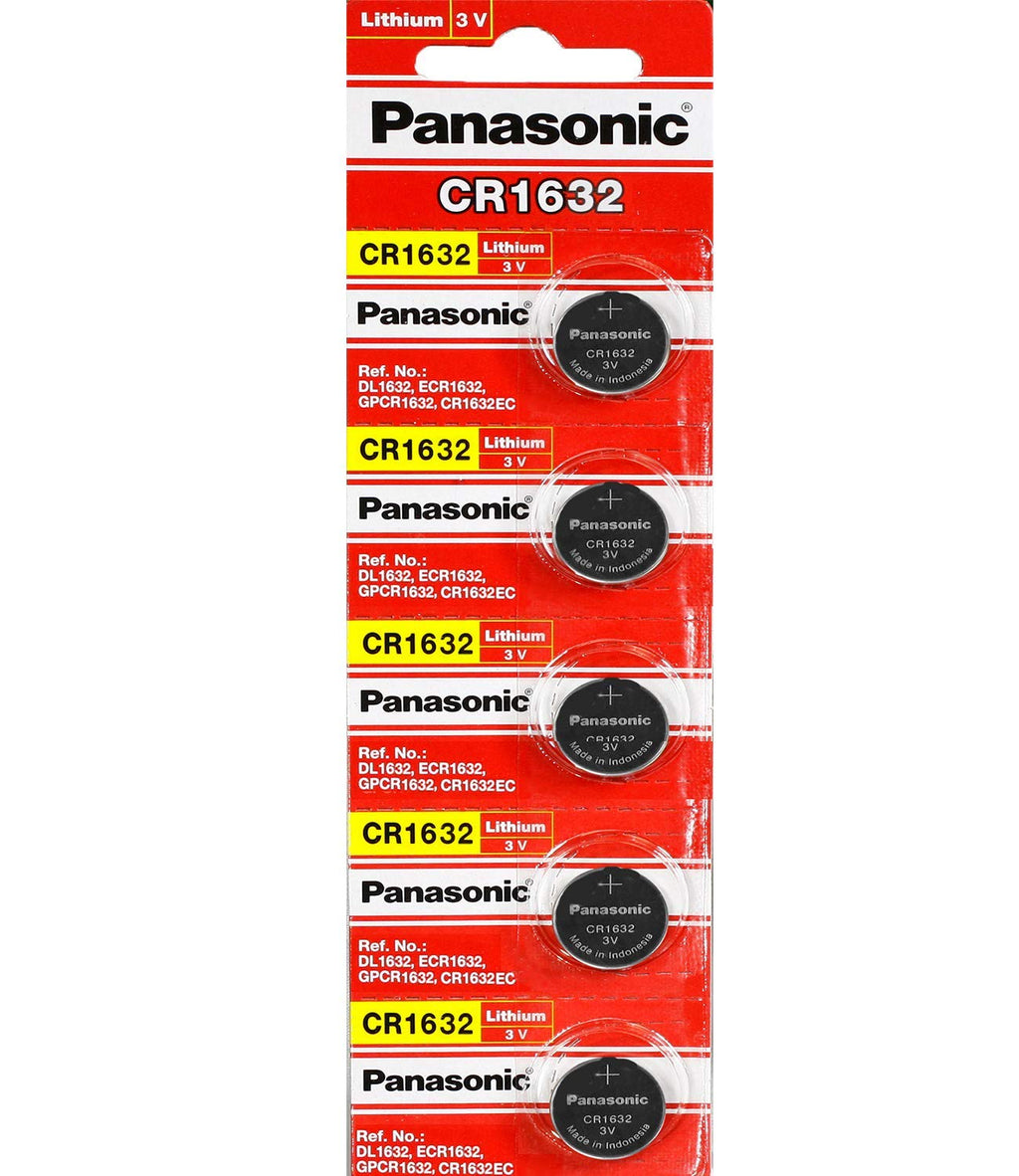 10 Pack - Panasonic Battery - Cr1632 3v 3 Volt Lithium Coin Size Battery