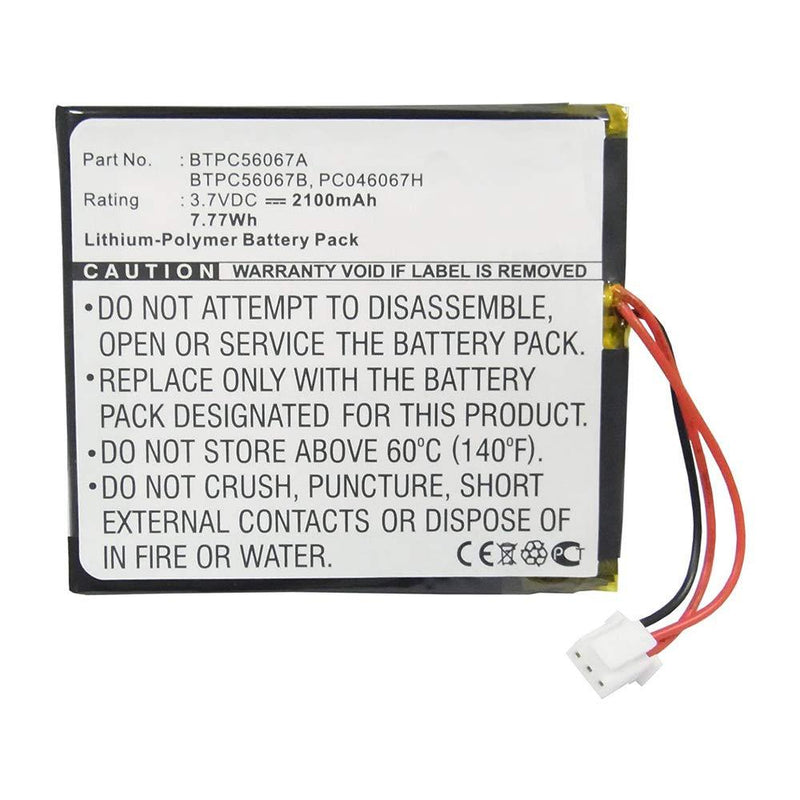 MPF Products BTPC56067A, BTPC56067B, BTPC56067C, PC046067H, PC046067-H Replacement Battery Compatible with URC Universal MX-3000 & MX-3000i Remote Controls