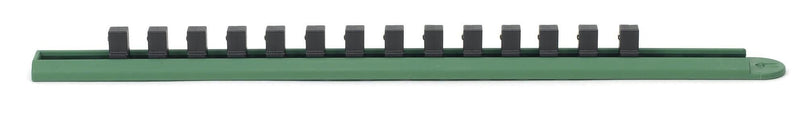 GEARWRENCH 1/4" Drive Green Socket Rail Includes 9", 13 Clips - 83109