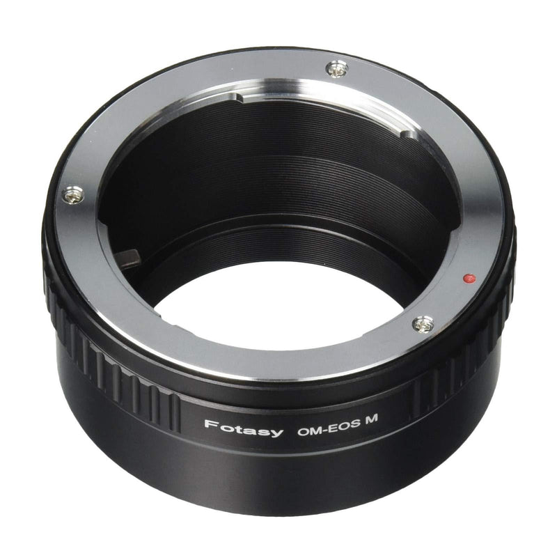 Fotasy Olympus OM Lens to Canon EF-M Mount Adapter, OM EFM, OM EOS M Adapter, EF M Adapter OM, fits Olympus OM Lens & Canon EF M Mirrorless Cameras M1 M2 M3 M5 M6 M6 Mark II M10 M50 M100 M200 Olympus OM EFM