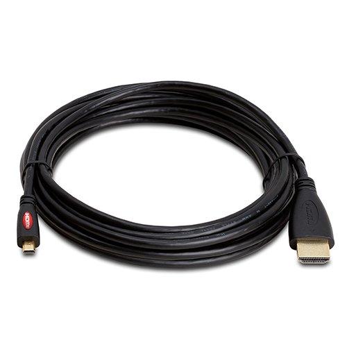 Cmple - High Definition Micro HDMI (Type D) to HDMI (Type A) Gold Plated Cable - 15 ft