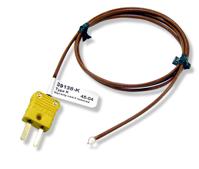 Cooper-Atkins 39138-K Type K Bare-Tip Thermocouple Probe, -328 to +400 degrees F Temperature Range