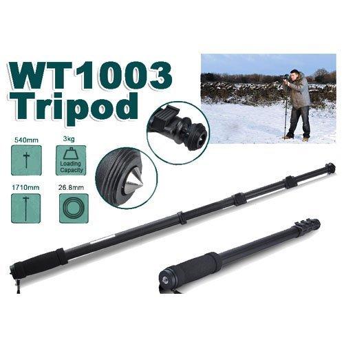 CowboyStudio Lightweight 67" Pro Camera Tripod Monopod 4-Sections Leg with Case, WT-1003