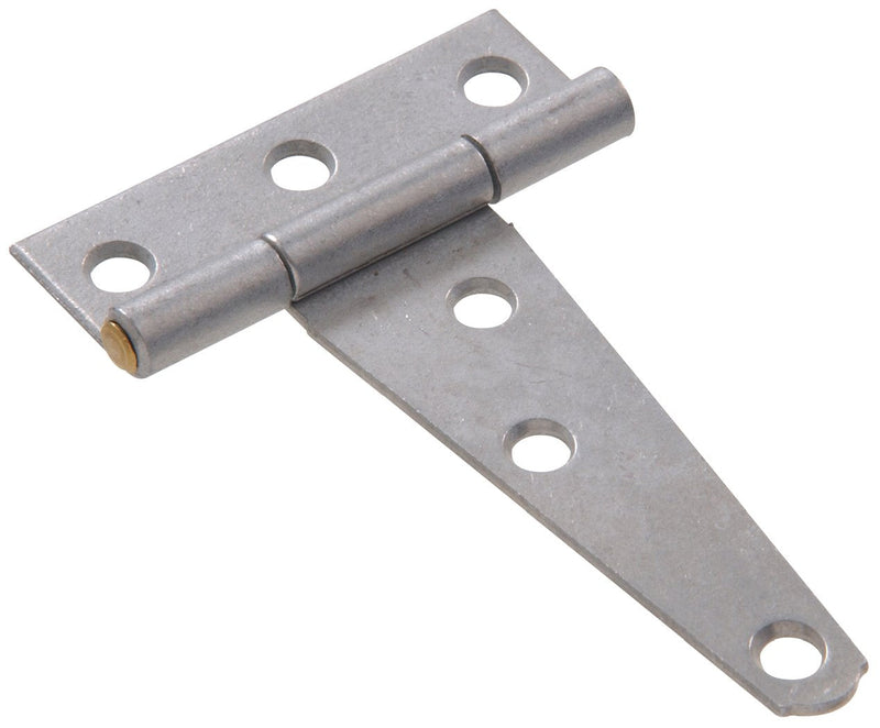 Hillman Hardware Essentials 851693 Light T-Hinges Galvanized 3" -2 Pack