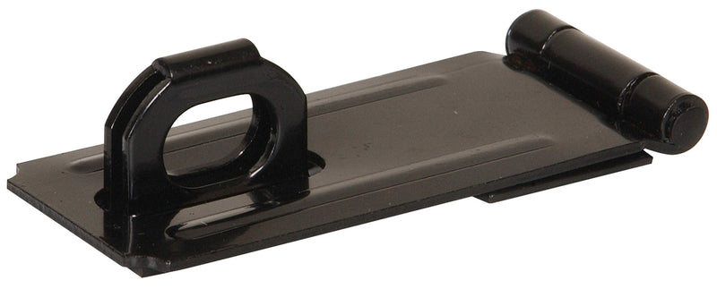 Hillman Hardware Essentials 851425 Fixed Staple Safety Hasp Black 3-1/2"