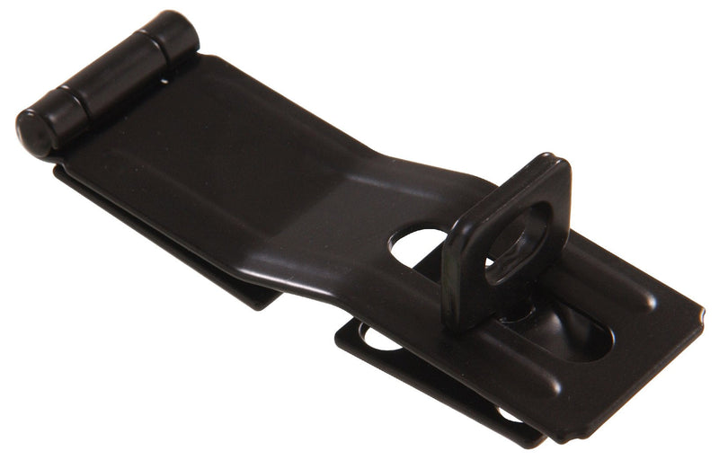 [AUSTRALIA] - The Hillman Group 851434 3-1/2-Inch Swivel Staple Safety Hasps, Black Finish 
