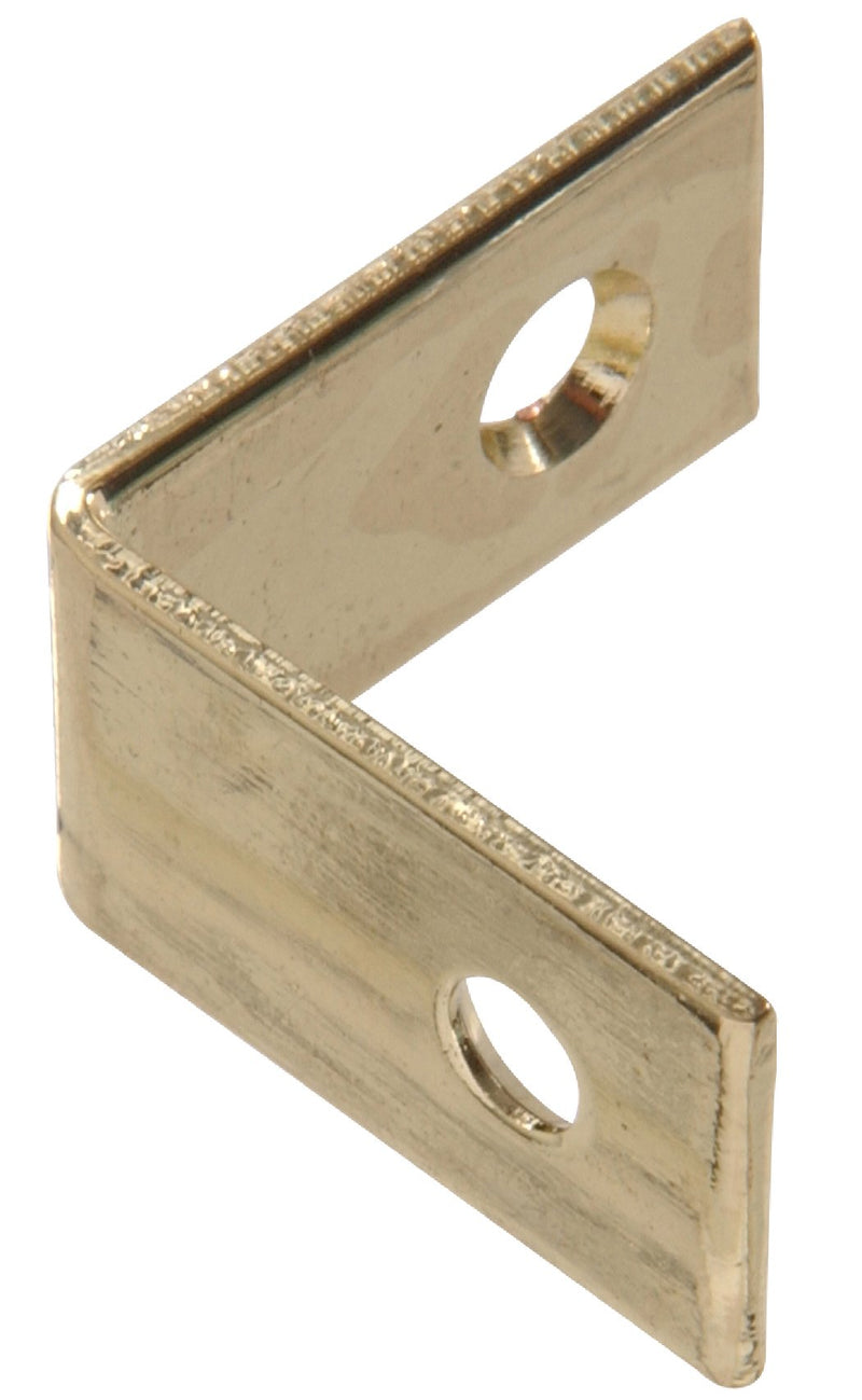 The Hillman Group 851151 Brass Corner Braces 4 Pack, 1-1/2"