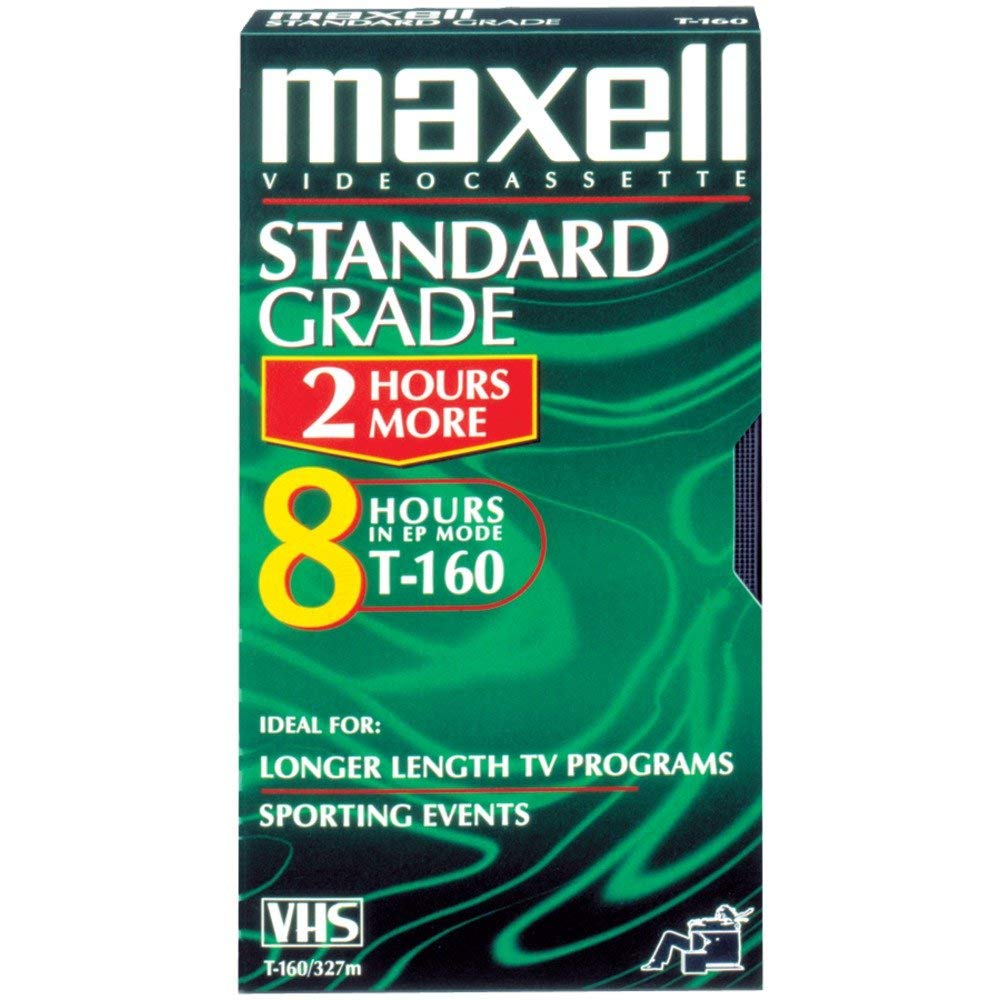 Maxell Standard-Quality Vhs Video Tapes (8 Hours; Single) Product Category: Video Tape & Accessories/Vhs Video Tape