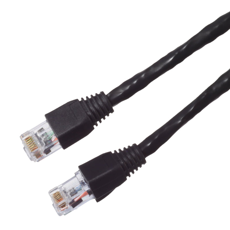 BJC Certified Cat 6 Cable, with Test Report, Assembled in USA (Black, 2 Foot) Black
