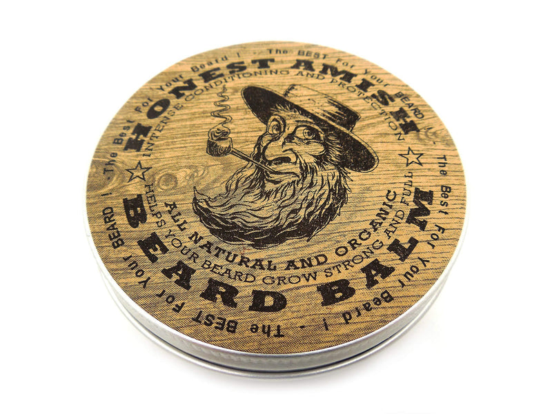 Honest Amish Beard Balm - New Large 4 Ounce Twist Tin