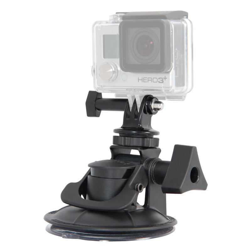 Delkin Devices Fat Gecko Stealth Suction Camera Mount with GoPro Adapter (DDMNT-SLTH-GP)