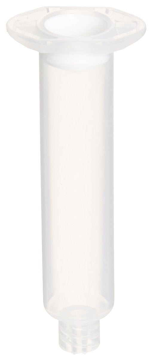 Metcal 910-NW Fluid Dispensing Syringe Barrel Natural with White Wiper Piston, 10cc Size (Pack of 50)
