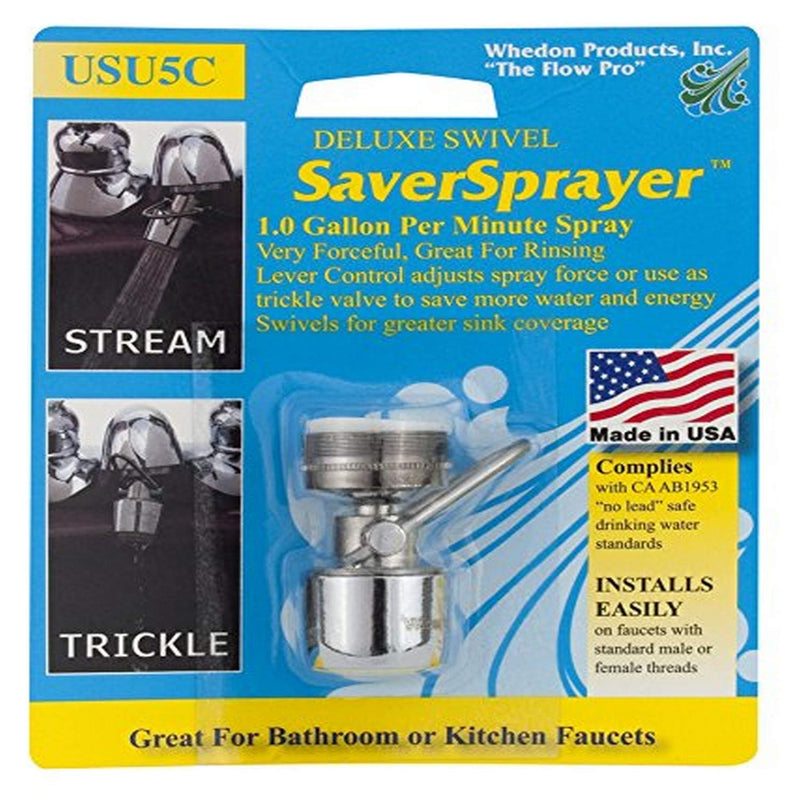 Whedon Products USU5C Swivel Spray Faucet Attachment, Chrome