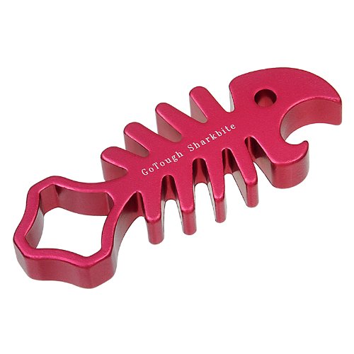 Fotodiox Pro GoTough Sharkbite - Red Aluminum Metal GoTough Wrench for Tightening GoPro Mounting Points