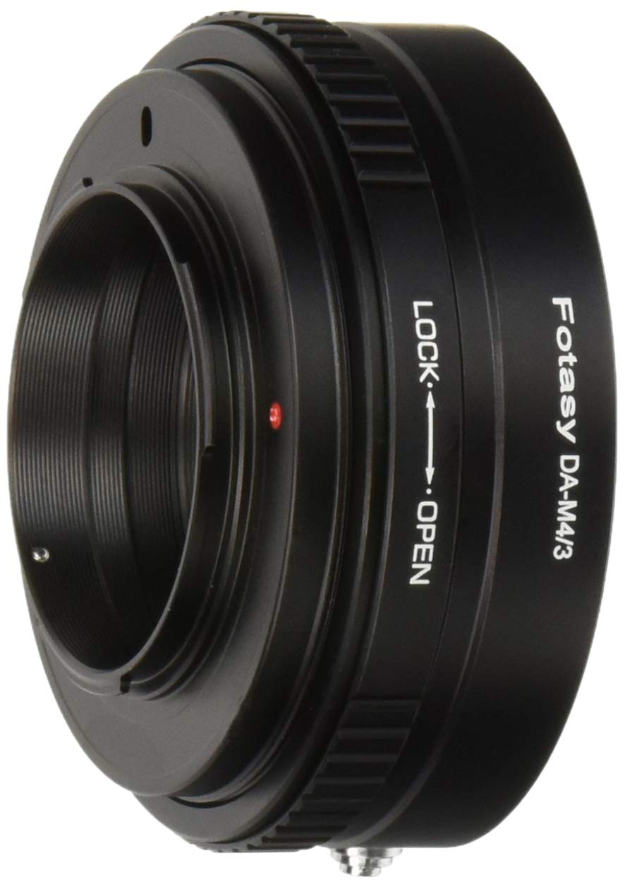 Fotasy Manual Pentax DA Lens to M43 Adapter, K Mount to MFT, fits Olympus E-PL8 E-PL9 E-M1 E-M5 E-M10 I II III E-PM2 E-PM1 Pen-F E-M1X/ Panasonic G7 G9 GF8 GH5 GX7 GX8 GX9 GX85 GX80 GX850 G90 G91 Pentax DA to M43