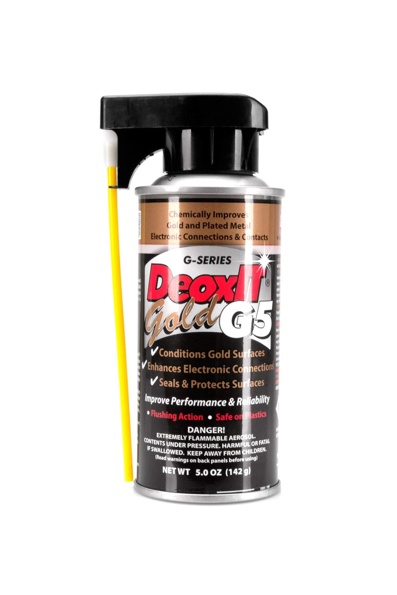 [AUSTRALIA] - Hosa G5S-6 CAIG DeoxIT GOLD Contact Enhancer 5% Spray, 5 oz. 