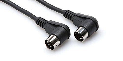 [AUSTRALIA] - Hosa MID-303RR Right Angle 5-Pin DIN to Right Angle 5-Pin DIN MIDI Cable, 3 Feet 