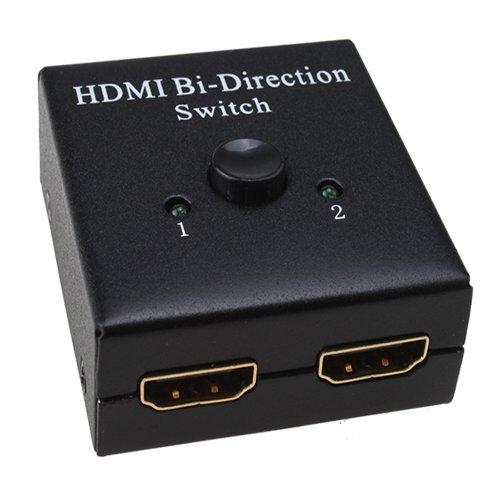2x1 HDMI Switch, 1x2 HDMI Splitter, AGPtek HDMI Bi-direction 1080P 3D full HDCP passthrough Splitter -Switcher A-B AB A/B