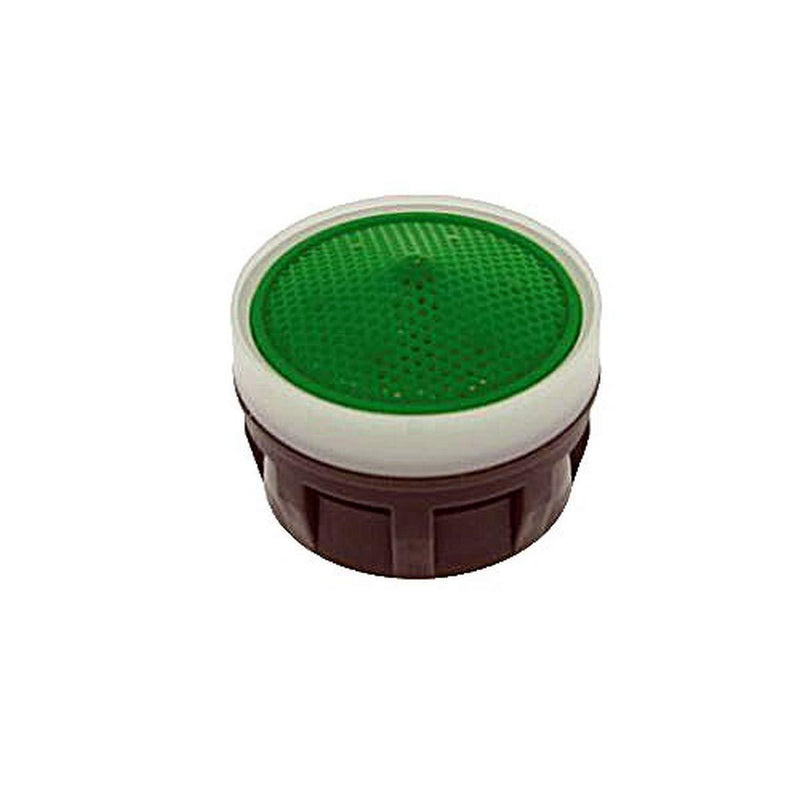 Neoperl 10 6650 5 Perlator HC Economy Flow Small Aerator Insert with Washer, Small, 1.5 GPM, Aerated Stream, Honeycomb Screen, Green Dome, Acetal