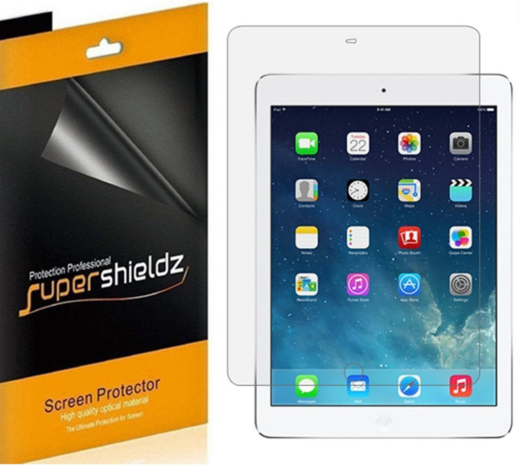 (3 Pack) Supershieldz Designed for Apple iPad Air 2 and iPad Air 1 (9.7 inch) Screen Protector, High Definition Clear Shield (PET)