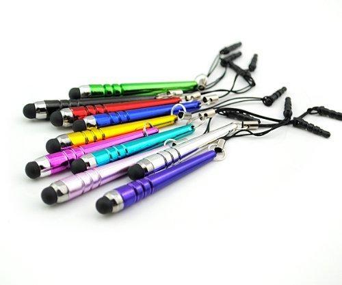 TCD [10 Pack] Colorful Mini Baseball Capacitive Stylus Pens [Universal] Compatible with All Touch Screen Devices [Asssorted Colors]