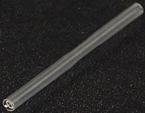 Dia. 2.5mm x 40mm(L) Steel Member Fusion Splice Sleeve - Pack of 25 pcs - Clear Color