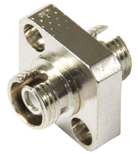 FC/APC Single Mode Mating Sleeve, Zirconia Sleeve, Square Flanged Mount