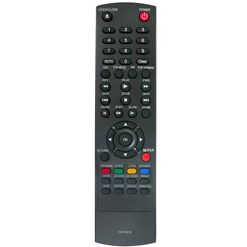 New SE-R0418 Remote fit for Toshiba Blu-ray DVD Bd Player Bdk33 Bdx2300 Bdx3300 Bdx5300 Ku Bdx2300ku Bdx5300ku Bdx2300 Bdx5300 Bdk33 Bdx3300 Bdk23 Bdk23ku Bdk33ku Bdx3300ku Bdx4300ku Bdx2300 Bdx5300