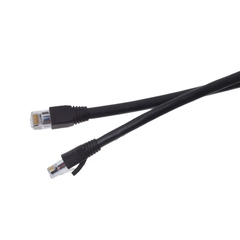 BJC Certified Cat 6A Patch Cable, Assembled in USA, with Test Report (Black, 3 Foot) Black