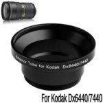 Digital Camera Adapter Tube Ring for Kodak DX6440/DX7440 (Black)