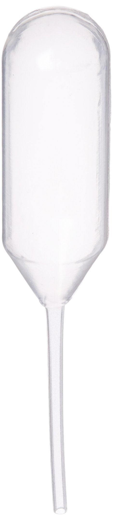 Globe Scientific 134010-500 LDPE Fine Tip Transfer Pipet, Non-Sterile, 51mm Length, 1.3mL Capacity (Box of 500)