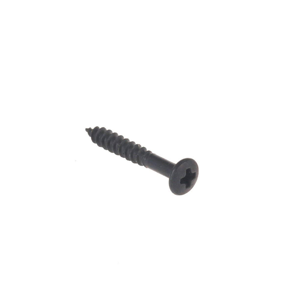 Musiclily Guitar Humbucker Pickup Frame Ring Mounting Screws for Les Paul SG Replacement, Black (Pack of 20)