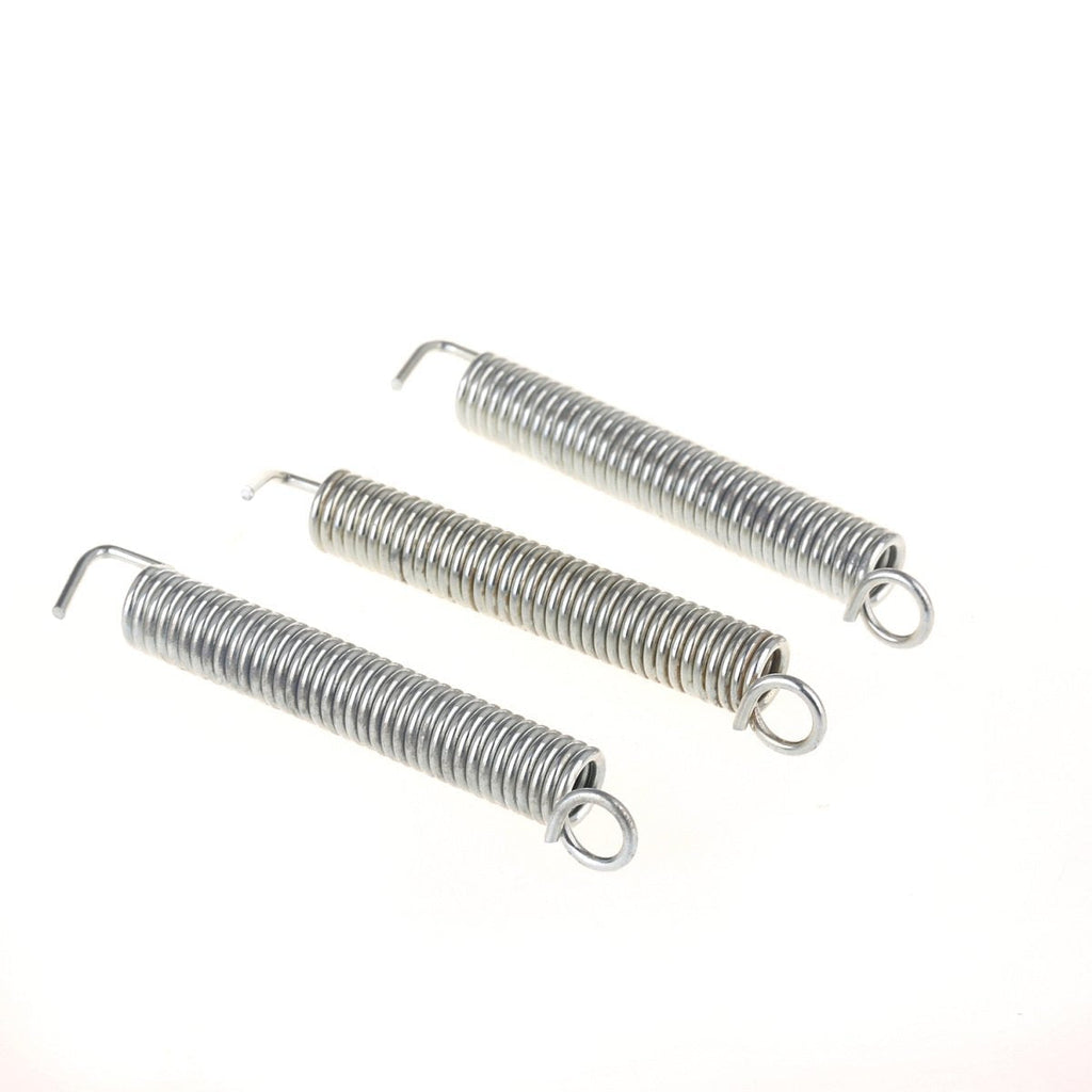 Musiclily Guitar Strat Tremolo Bridge Springs for Fender Stratocaster ST Replacement, Chrome(Pack of 3) Springs Nickel