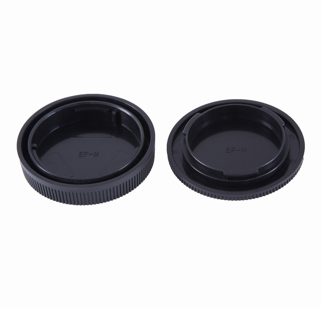 Movo Photo Lens Mount Cap and Body Cap for Canon EOS-M Mirrorless Camera