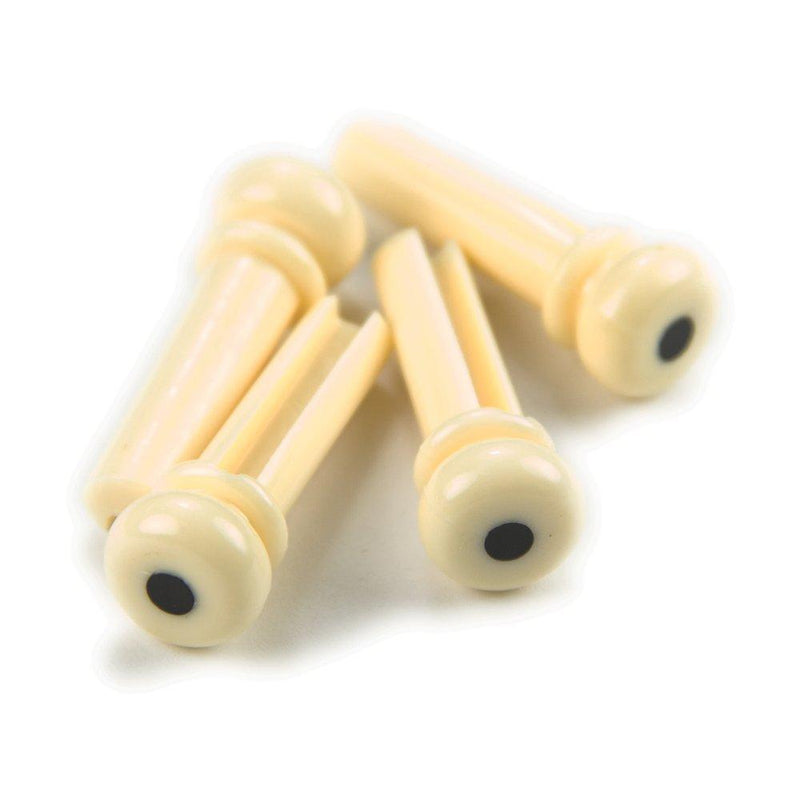 AllParts Bridge Pins for Acoustic Bass, Set of 4, Cream